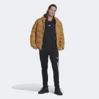 Куртка adidas Helionic Hooded Down HG8748 - коричнева