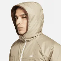 Nike Sportswear Therma-FIT Legacy чоловічі Reversible Hooded Куртка колір коричневий