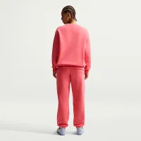 Nike Sportswear Phoenix Fleece женская С высокой Талией оверсайз Sweatpants Pink