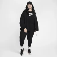 Nike Sportswear Essential жіноча оверсайз UV Woven Coaches' Куртка (великі розміри) колір чорний