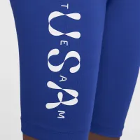 USA Essentials жіноча Nike Mid-Rise велосипедки блакитний