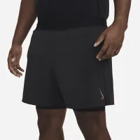 Nike Yoga мужские 2-in-1 шорты цвет черный