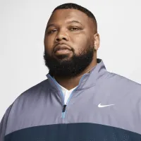Nike для гольфу Club чоловічі Dri-FIT 1/2-Zip для гольфу Куртка блакитний