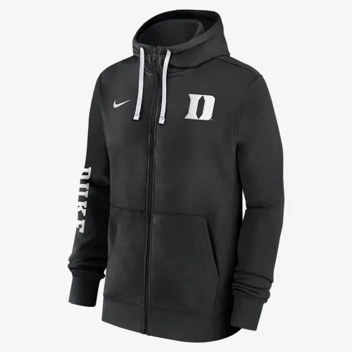 Duke блакитний Devils Sideline Team Issue чоловічі Nike College Full-Zip Толстовка з капюшоном колір чорний