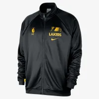 Los Angeles Lakers Club Courtside мужские Nike NBA Poly-Knit Track Куртка цвет черный