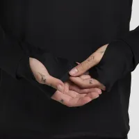 Nike One жіноча Dri-FIT Long-Sleeve Running Top колір чорний