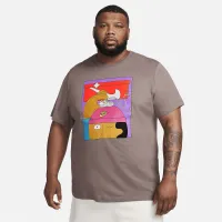 Nike Sportswear чоловічі футболка колір коричневий