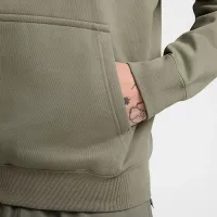 Nike Solo Swoosh мужские Fleece Pullover Толстовка с капюшоном цвет зеленый