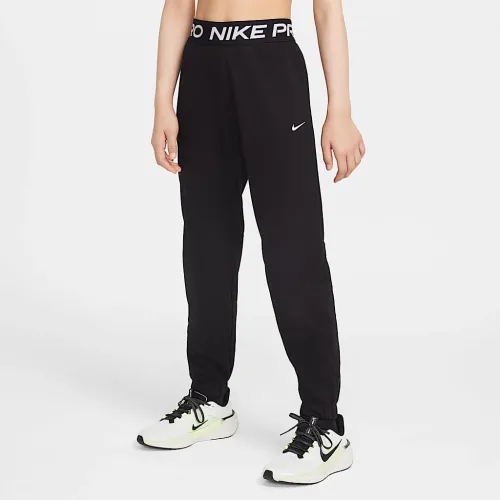 Nike Pro Fleece Big детские (Girls') Dri-FIT Joggers цвет черный