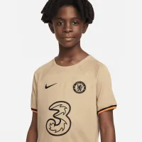 Chelsea FC 2022/23 Stadium Third Big детские Nike Dri-FIT Soccer Jersey цвет коричневый
