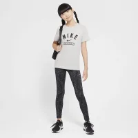 Nike Big дитячі волейбольні футболка колір сірий