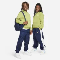 Nike Sportswear Club Fleece Big детские Pullover Толстовка с капюшоном цвет зеленый