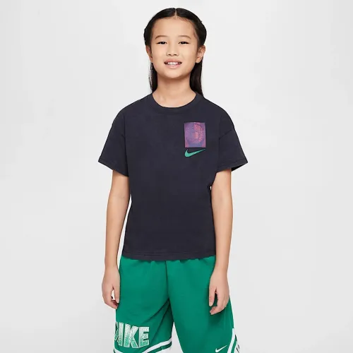 Nike Sportswear Big детские футболка цвет черный