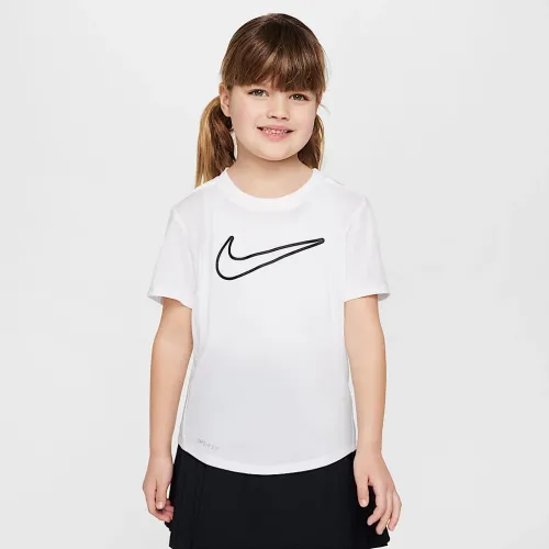Nike Dri-FIT Little детские Graphic футболка цвет белый