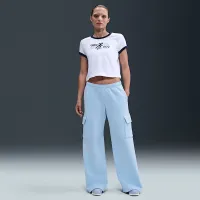 Nike Sportswear Phoenix Fleece женская Cargo Sweatpants синий