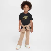 Nike Toddler Metallic Futura футболка колір чорний