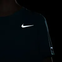 Nike Dri-FIT Miler Big детские (для мальчиков) тренировочные Top цвет зеленый