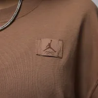 Nike Jordan женская оверсайз Long-Sleeve футболка цвет коричневый