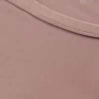 Nike One Fitted жіноча Dri-FIT Cropped Tank Top колір фіолетовий