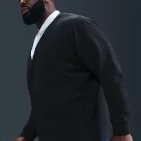 Nike 24.7 ImpossiblySoft чоловічі Cardigan колір чорний