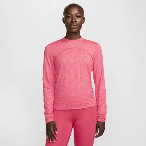 Nike Dri-FIT Swift Element UV женская Crew-Neck Running Top Pink