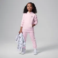 Nike Jordan MJ Brooklyn Fleece Little детские 2-Piece Pullover Толстовка с капюшоном набор Pink