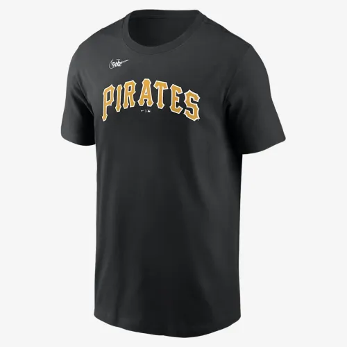 Pittsburgh Pirates Cooperstown Wordmark чоловічі Nike MLB футболка колір чорний