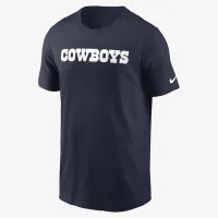Dallas Cowboys Primetime Wordmark Essential чоловічі Nike NFL футболка блакитний
