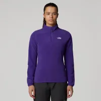 Кофта/футболка The North Face 100 Glacier 1/4 Zip Fleece 0A855MNL41 - фіолетова