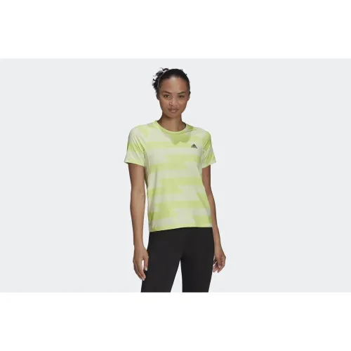 Футболка adidas Fast Allover Print HD7029 - зелена