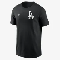 Los Angeles Dodgers 2-Hit чоловічі Nike MLB футболка колір чорний