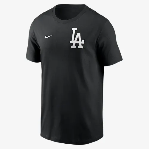 Los Angeles Dodgers 2-Hit чоловічі Nike MLB футболка колір чорний