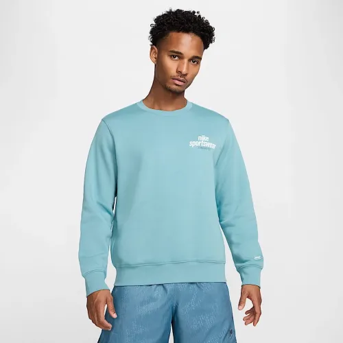 Nike Club чоловічі Fleece Crew блакитний
