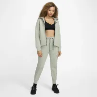 Nike Sportswear Tech Fleece женская Mid-Rise Joggers цвет зеленый