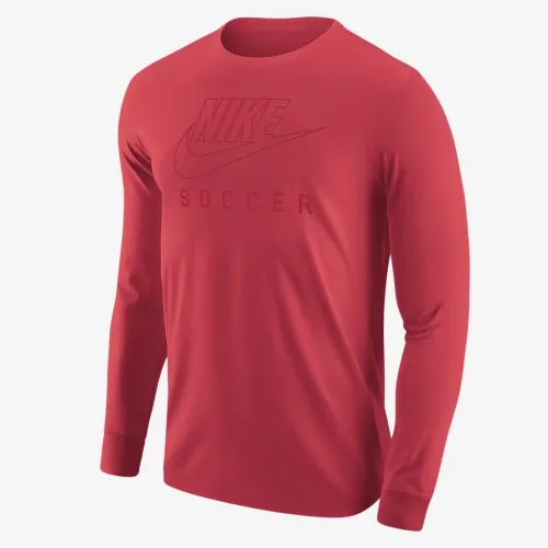 Nike Swoosh мужские Soccer Long-Sleeve футболка цвет красный