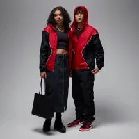 Nike Jordan Brooklyn мужские Hooded Draft Куртка цвет красный
