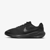 Nike Revolution 7 мужские Road Running Кроссовки (Extra Wide) цвет черный