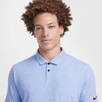 Nike Dri-FIT Tour чоловічі Heatheколір червоний для гольфу Polo блакитний