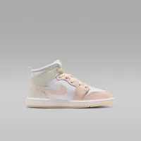 Nike Jordan 1 Mid SE Little детские Кроссовки цвет белый