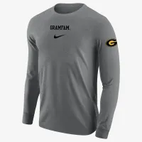 Grambling State мужские Nike College Long-Sleeve футболка цвет серый