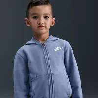 Nike Full-Zip Club набор Little Kids 2-Piece Толстовка с капюшоном набор синий