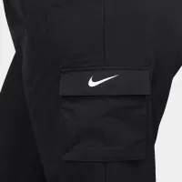 Nike Sportswear Essential женская С высокой Талией Woven Cargo Pants (большие размеры) цвет черный