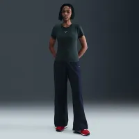 Nike Sportswear Chill Knit жіноча футболка колір зелений