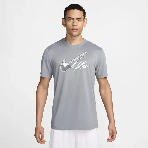 Nike чоловічі Dri-FIT баскетбольні футболка колір сірий
