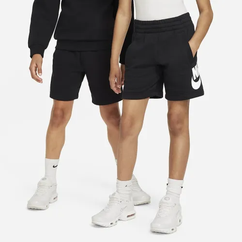 Nike Sportswear Club Fleece Big детские French Terry шорты цвет черный