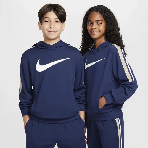 Nike Sportswear Club Big детские Pullover Knit Толстовка с капюшоном синий