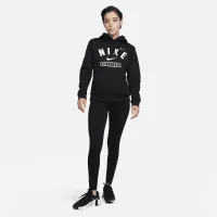 Nike женская волейбольные Pullover Толстовка с капюшоном цвет черный