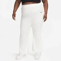 Nike Sportswear женская С высокой Талией Ribbed Jersey Pants (большие размеры) цвет белый