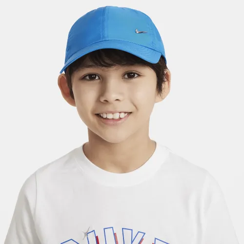 Nike Dri-FIT Club детские Unstructuцвет красный Metal Swoosh Cap синий