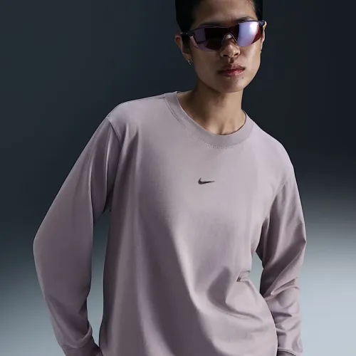 Nike Sportswear жіноча Loose Long-Sleeve футболка колір сірий